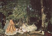 Claude Monet Le Dejeuner sur I-Herbe Spain oil painting artist